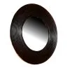 Neon Rattan Mirror