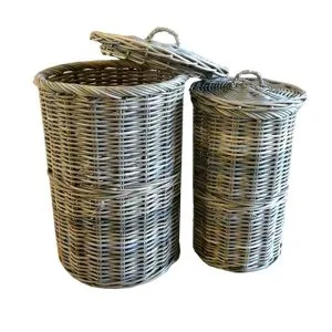 Sherina Rattan Round Basket