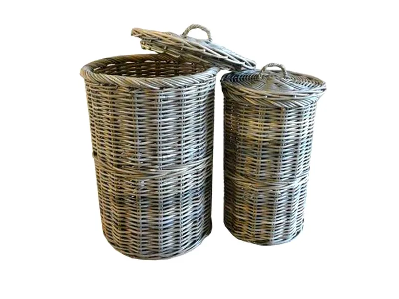 Panier rond en rotin Sherina