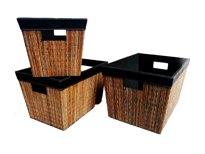 Scatola di palma rattan