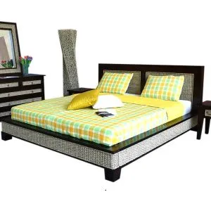 Kaloka Rattan Bed Set
