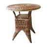 Balcany Table in Abaca Woven