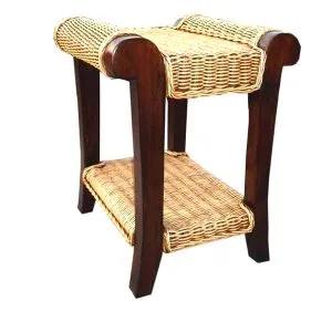 Magdalena Rattan End Table