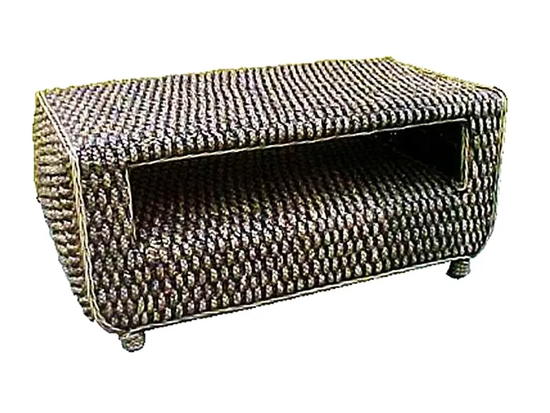 Sylvia Wicker Coffee Table