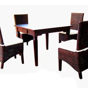 Justin Rattan Dining Set