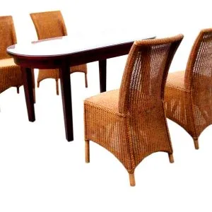 Tobias Rattan Dining Set