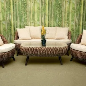 Kevin Wicker Living Set