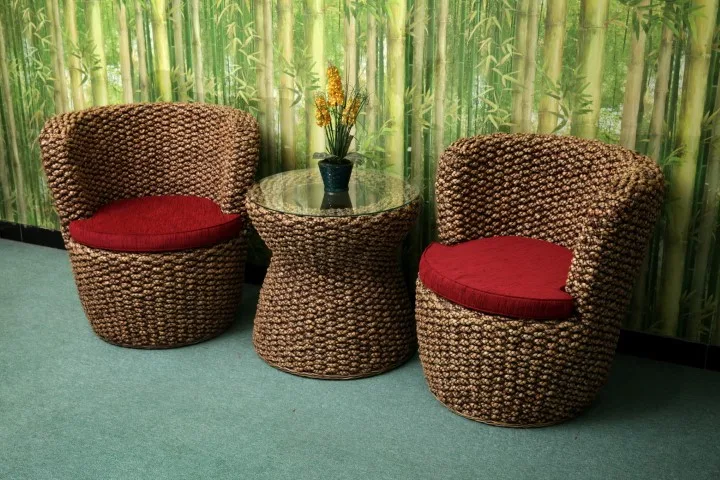 Clifor Wicker Living Set
