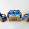 Zunica Wicker Living Set
