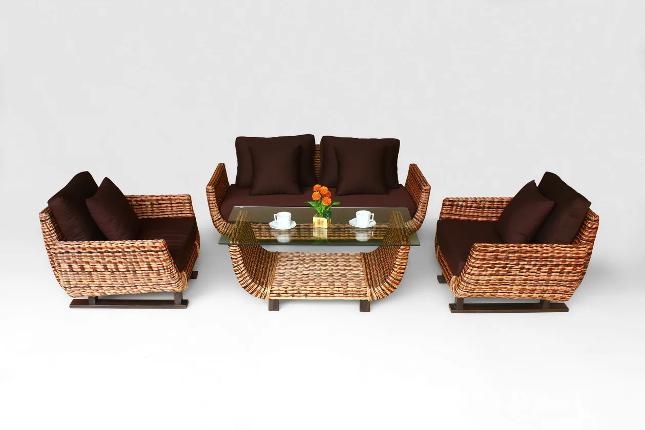Fargo Rattan Living Set