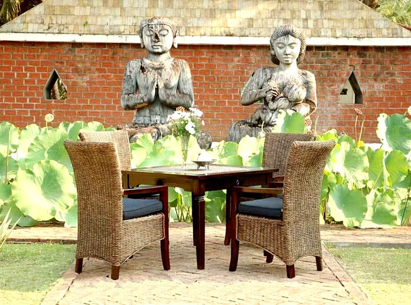 Fabio Rattan Dining Set
