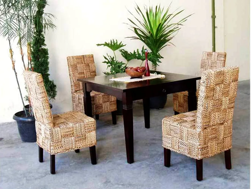 Michelle Wicker Dining Set