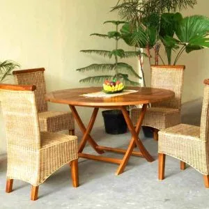 Narnia Rattan Dining Set
