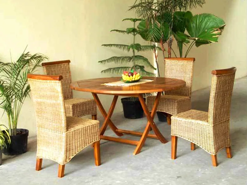 Conjunto de Jantar Narnia Rattan