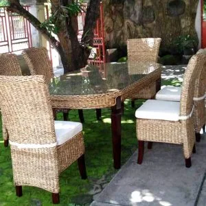 Septia Wicker Dining Set