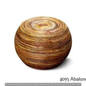 Abalone Rattan Table