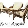 Ensemble de vie en rotin Angola