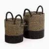 Panier rond en osier Astor