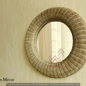 Carin Rattan Mirror