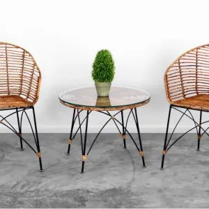 Chloe Rattan Terrace Set