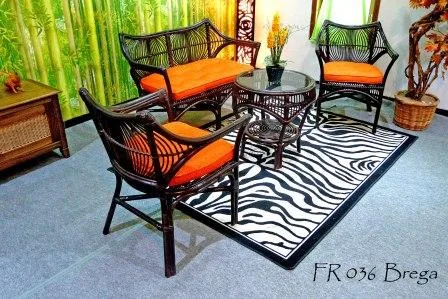 Brega Rattan Living Set