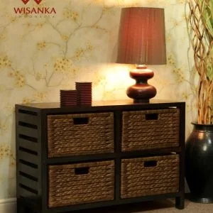 Jane Wicker 4 Drawers
