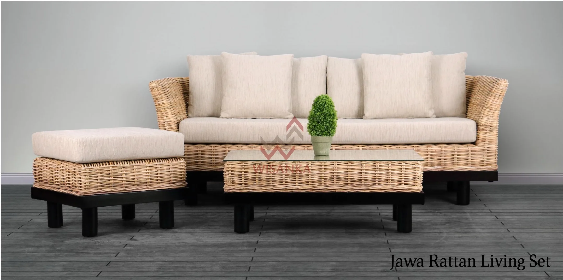 Jawa Rattan Living Sæt
