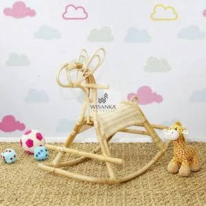Kidang Horse Cane Kids Rocker