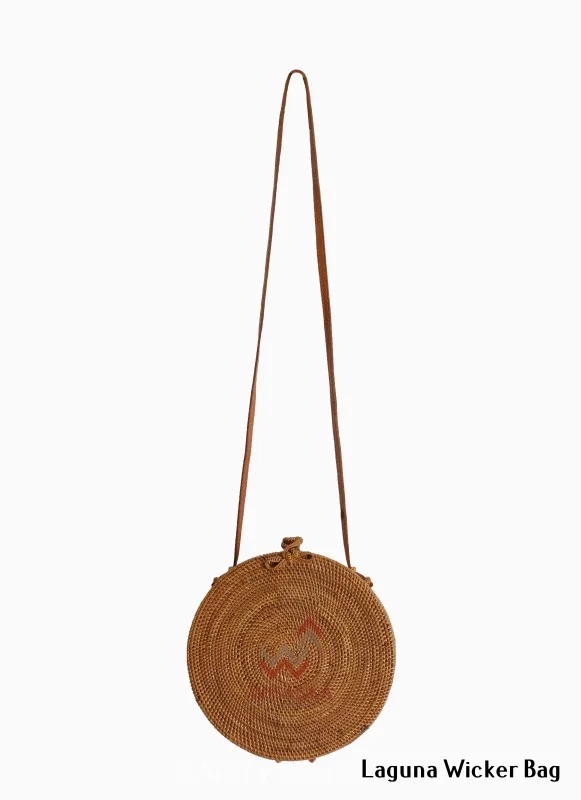 Sac en rotin et osier Laguna
