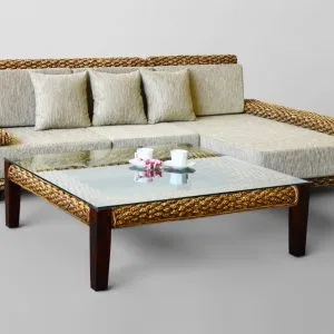 Laura Wicker Sofa Set