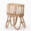 Masha Rattan Doll Bassinet