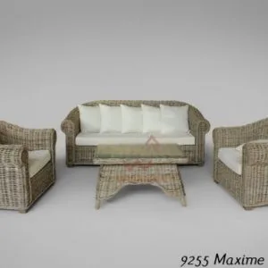 Maxime Rattan Living Set