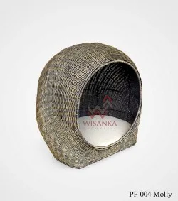 Molly Rattan Dog Bed