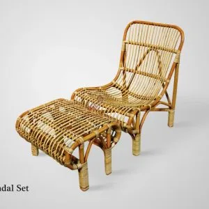 Moondal Rattan Chair Set