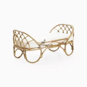 Mouza Rattan Doll Bed