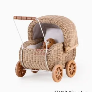 Rattan-Puppenwagen Jess