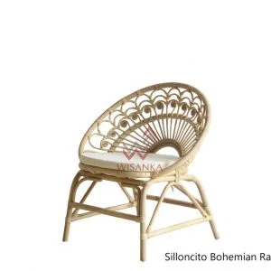 Silloncito Bohemian Rattan Arm Chair