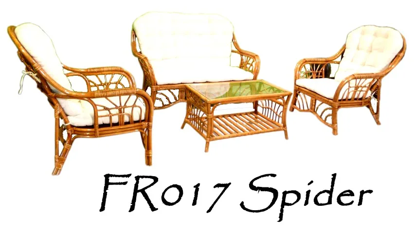Pūnaehana ʻO Spider Rattan Living Set