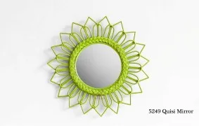 Surya Rattan Mirror