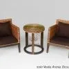 Vestia Aronia Rattan Occasional Table