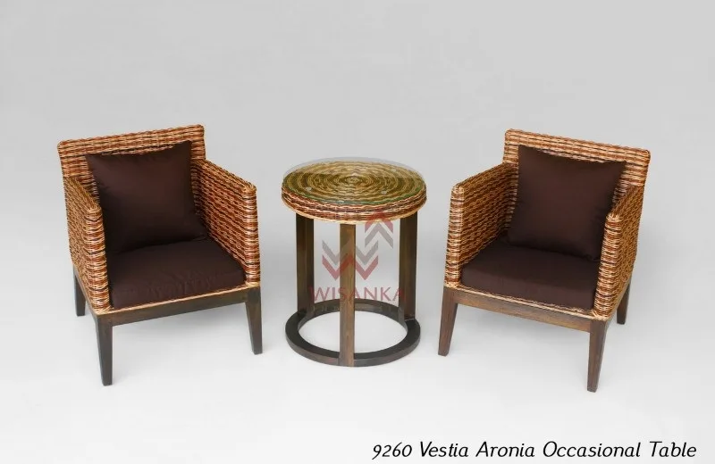 Vestia Aronia Rattan Occasional Table