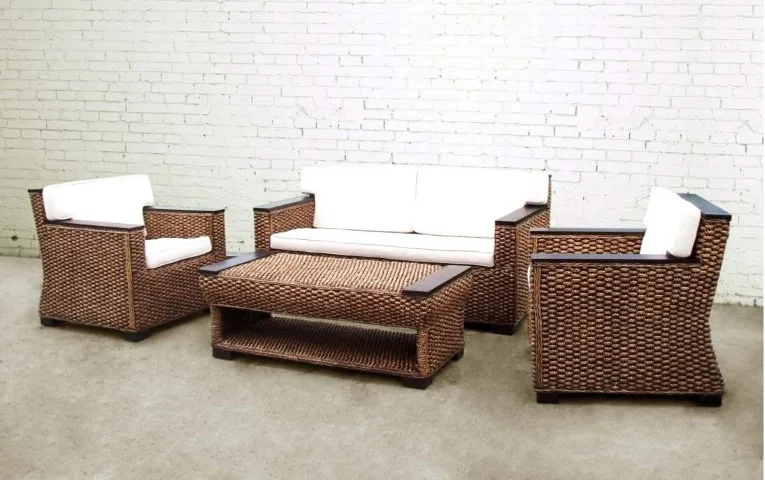 Napoli Rattan Wohnset