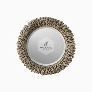 Kubo Rattan Mirror