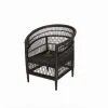 Morroco Rattan Arm Chair Svart