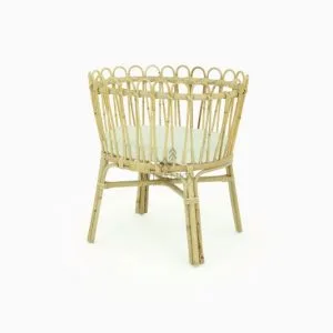 Tracey Rattan Doll Bassinet