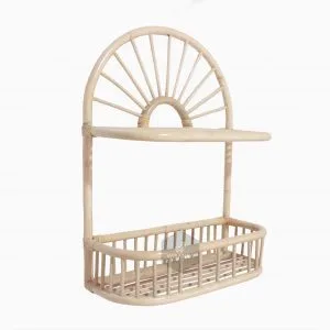 Mentari rattan wall shelf