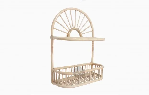 Mentari rattan wall shelf