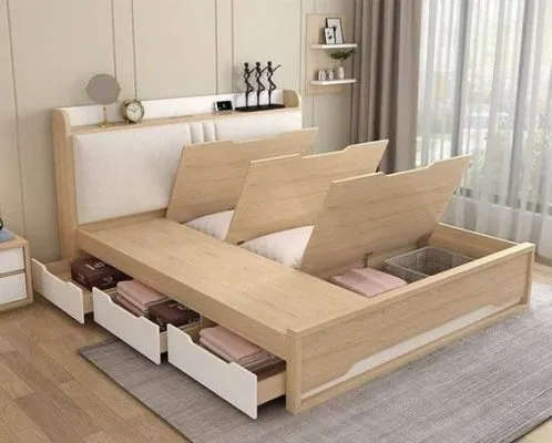 Bed with storage
