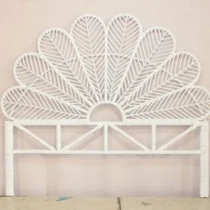Butterfly Rattan Headboard