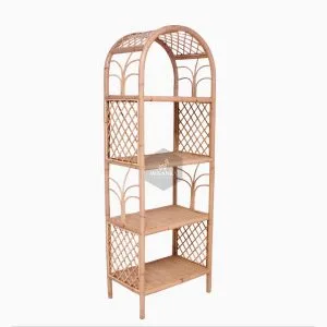 Palm Rattan Bookshelf